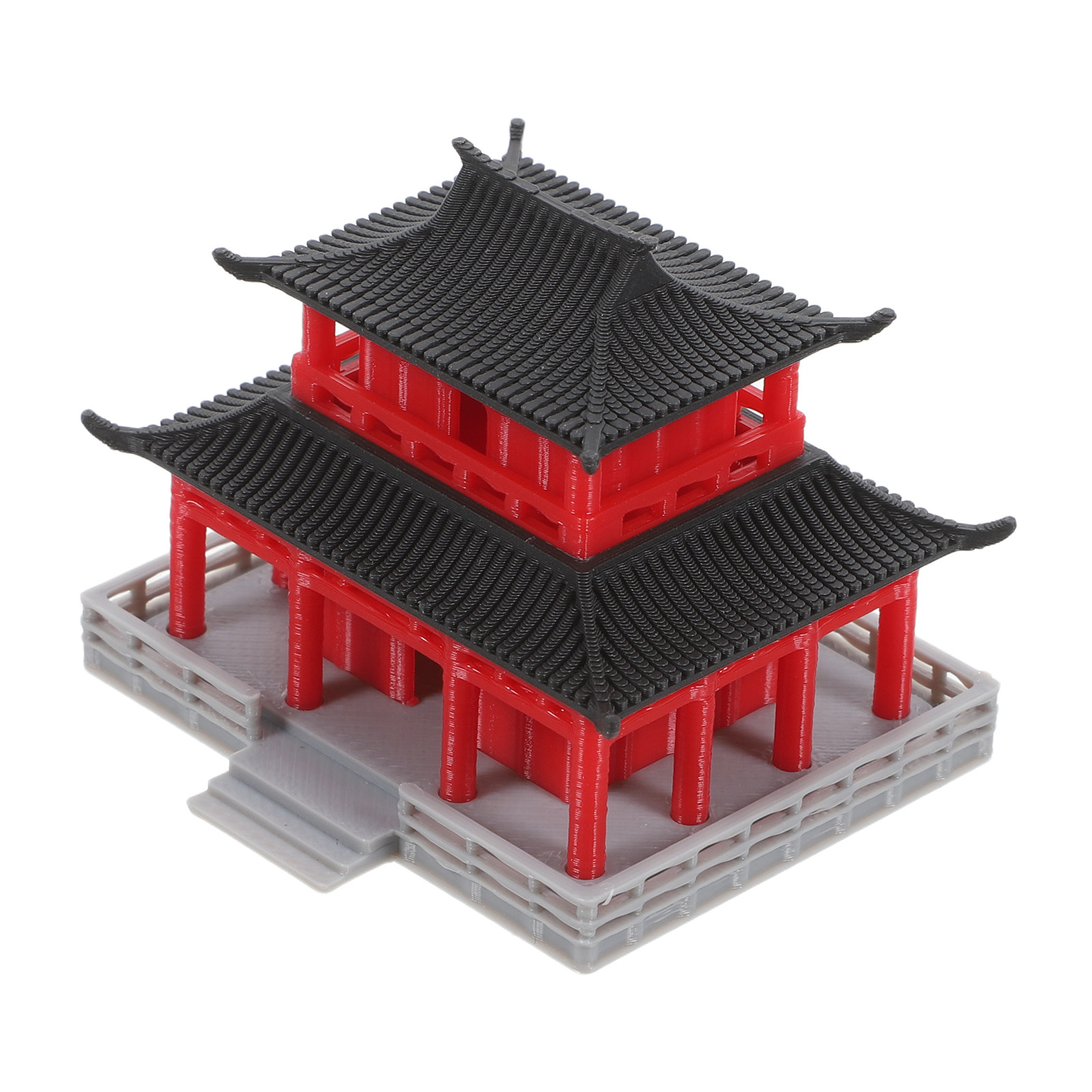 Aquarium Fishes - Mini Pavilion Pagoda Chinese Ancient Architecture