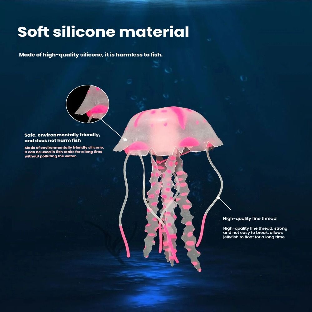 Silicone Simulated Jellyfish G - đánh giá và giá Aquarium Fish Discus