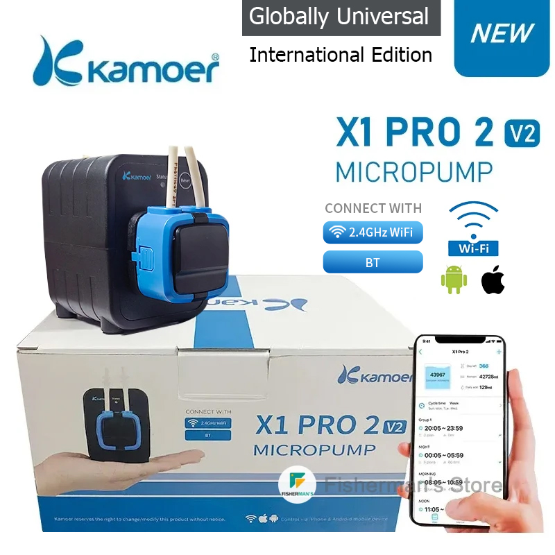 Kamoer X1 PRO 2 V2 WiFi Blueto - đánh giá và giá Aquarium Fish Care