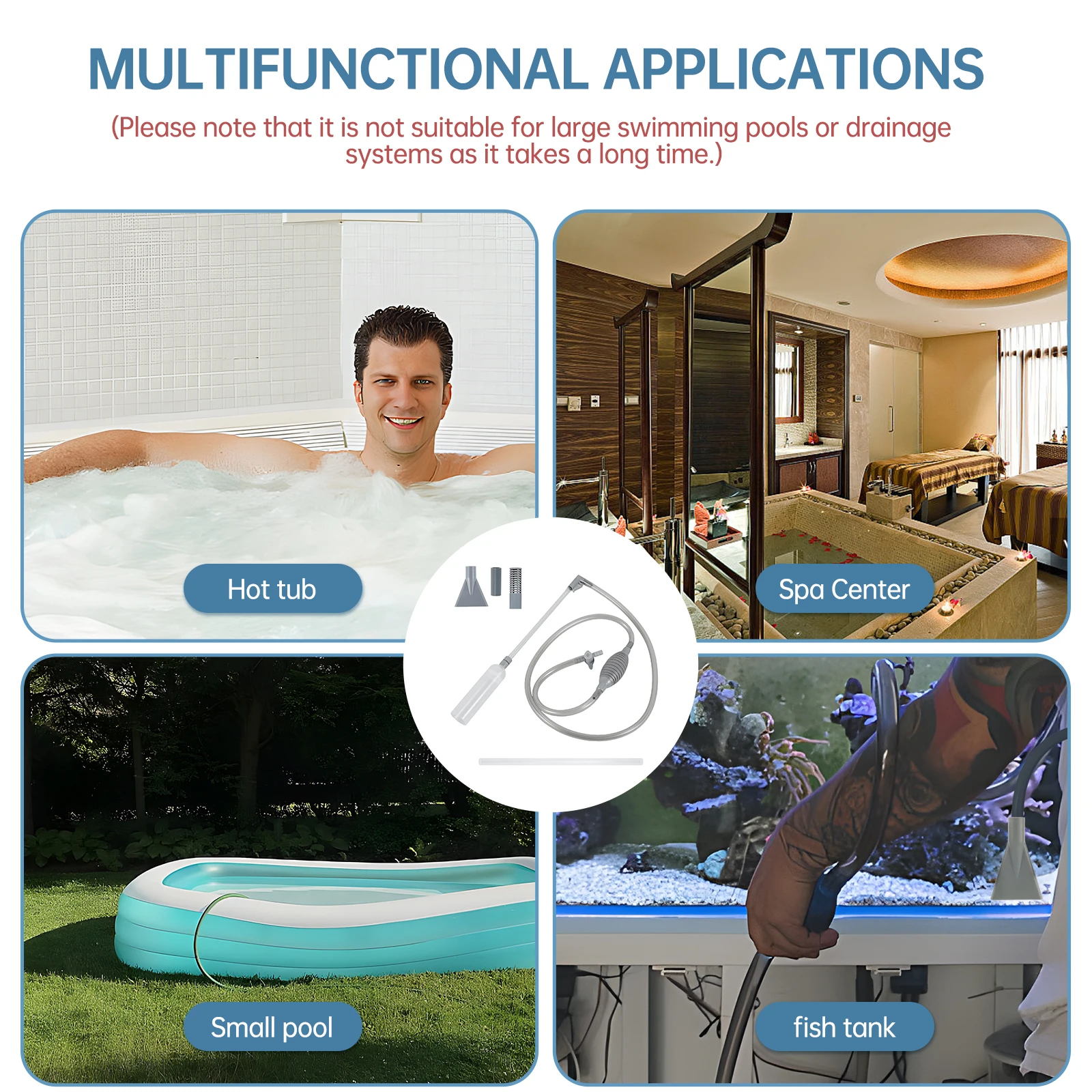 Hot Tub Vacuum Cleaner 10ft Sw - đánh giá và giá Aquarium Fish Care