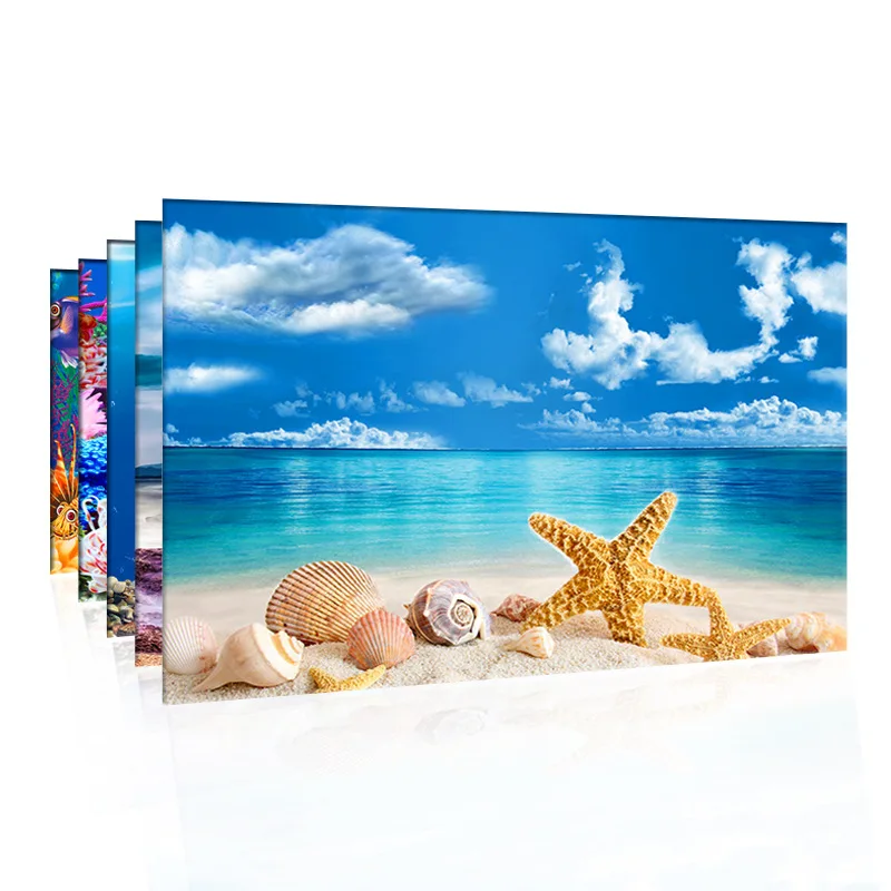 Nền Cho Bể Cá 3d Dán Poster Cá - đánh giá và giá Aquarium Fish Enrichment