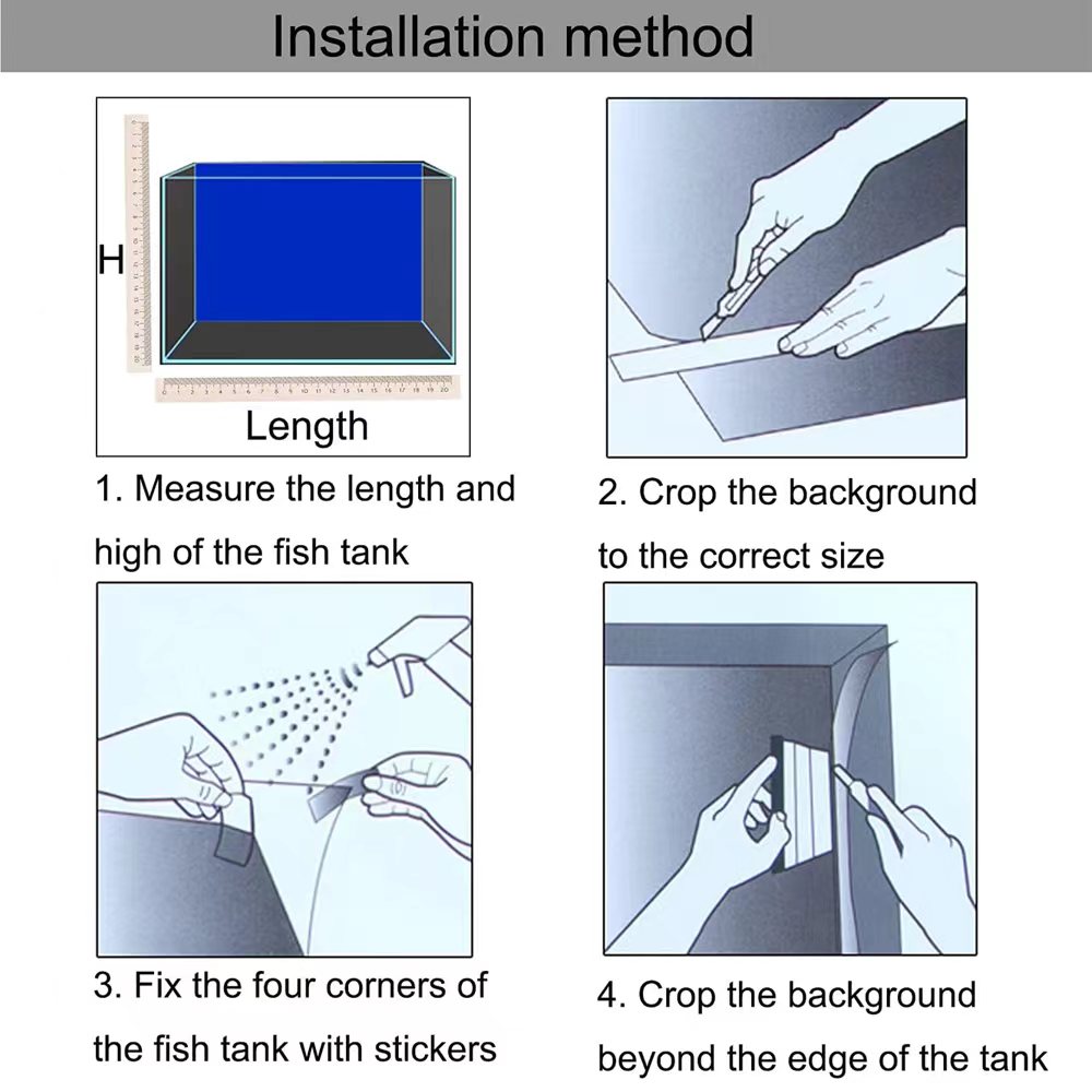 Nền Cho Bể Cá 3d Dán Poster Cá - đánh giá và giá Aquarium Fish Enrichment