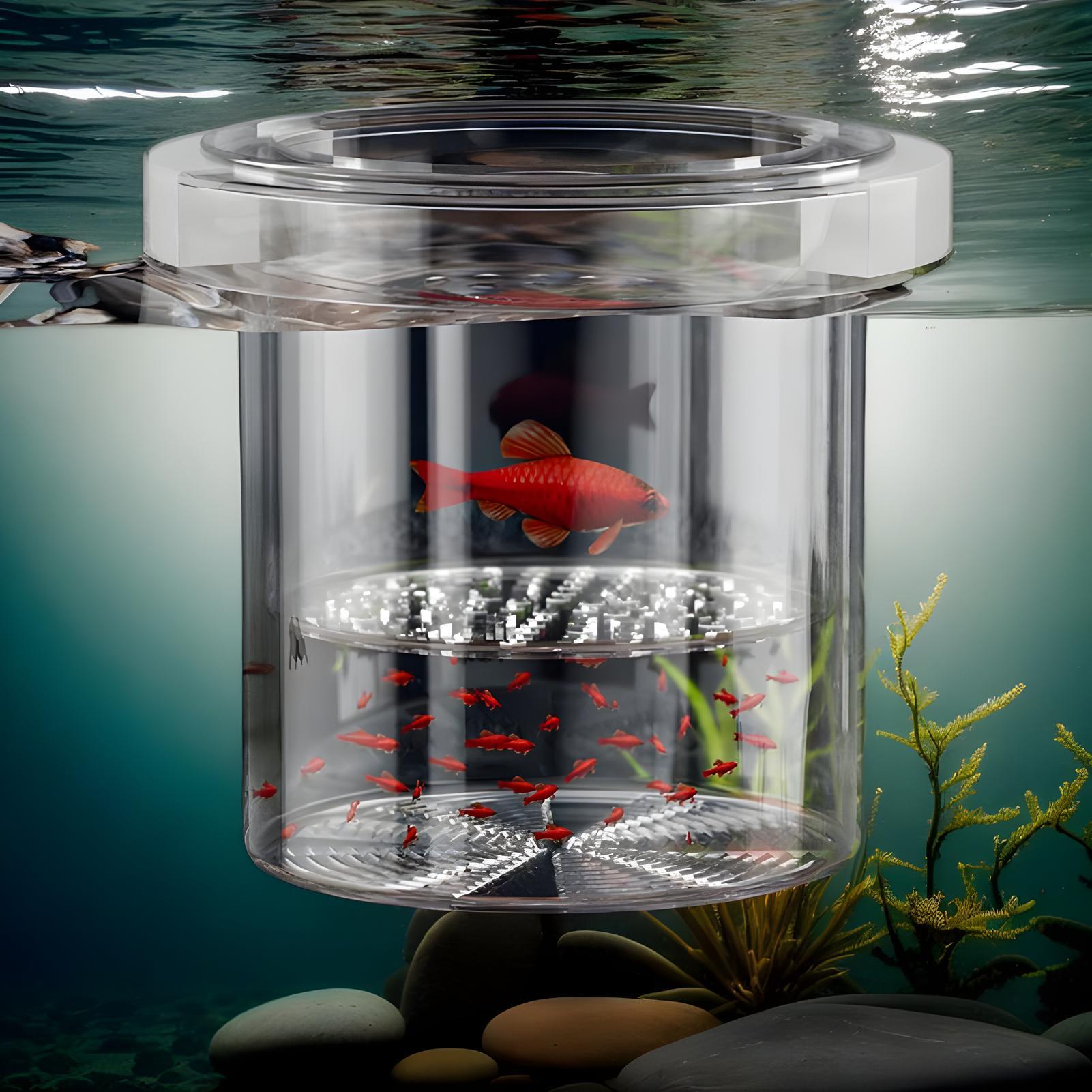 Floating Fish Breeding Isolati - đánh giá và giá Box Fish In Aquarium