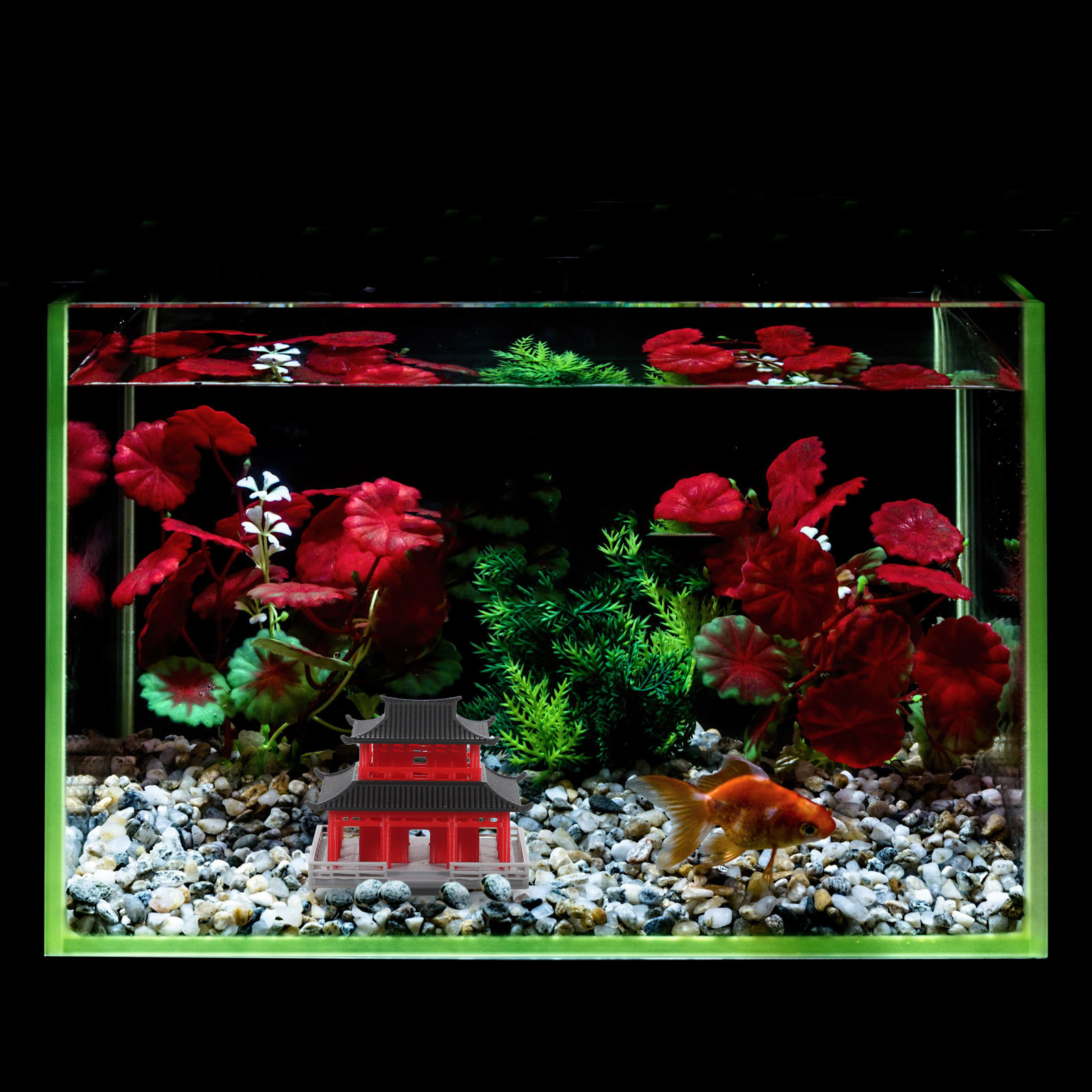 Mini Pavilion Pagoda Chinese A - đánh giá và giá Aquarium Fishes