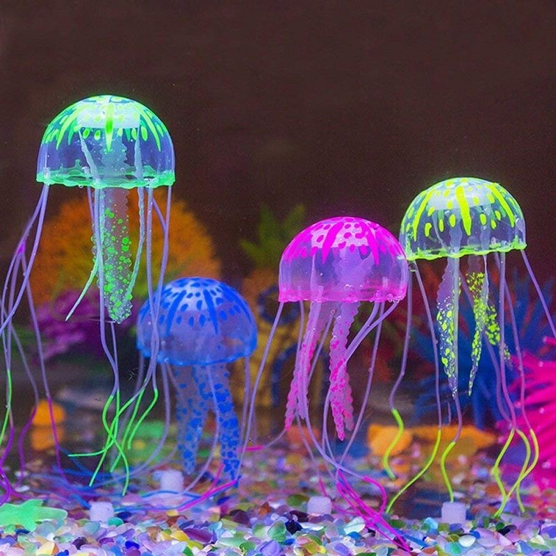 Glowing Artificial Jellyfish O - đánh giá và giá Aquarium Fish Discus