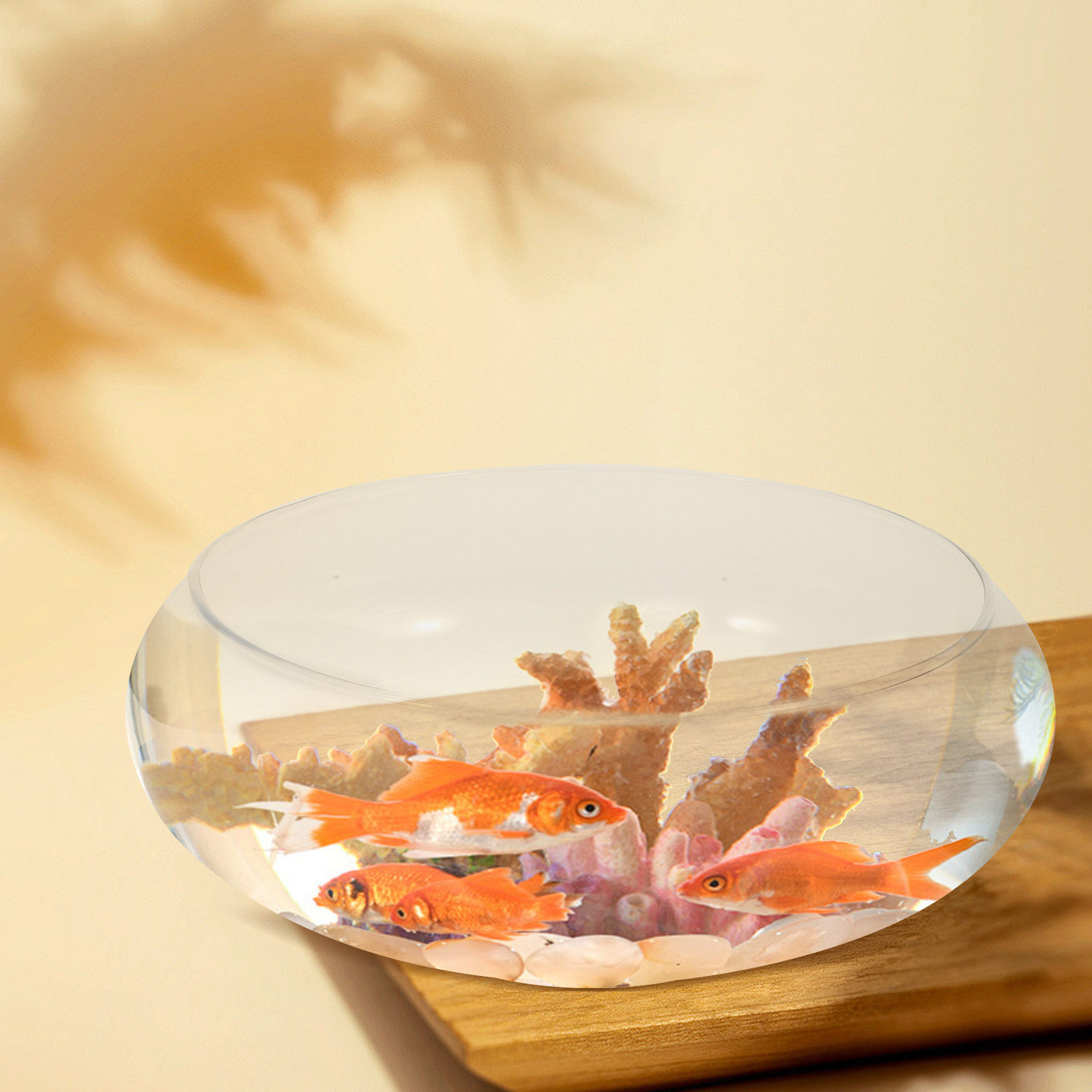 Glass Fish Bowl Small Fish Tan - đánh giá và giá Aquarium Goldfish