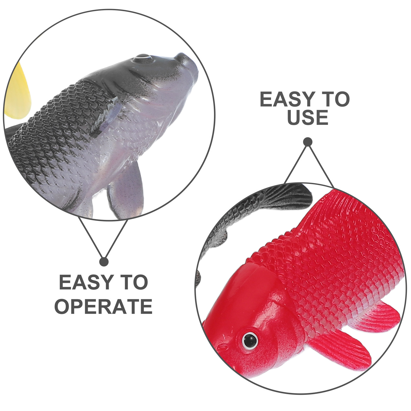 3pcs Fish Crafts Toys Realisti - đánh giá và giá Aquarium Goldfish