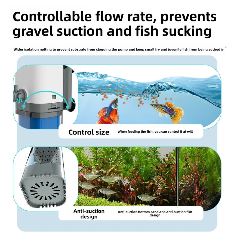 Built-in Aquarium Filter Inter - đánh giá và giá Aquarium Goldfish