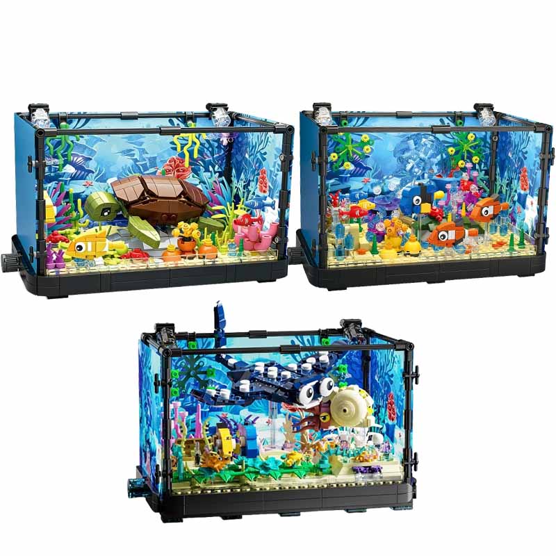 Fish Tank Building Block Set w - đánh giá và giá Aquarium Fish Types