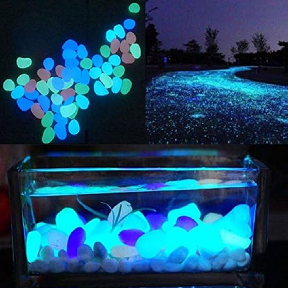 Fish Tank Rocks Glow Blue Pebb - đánh giá và giá Aquarium Fish Types