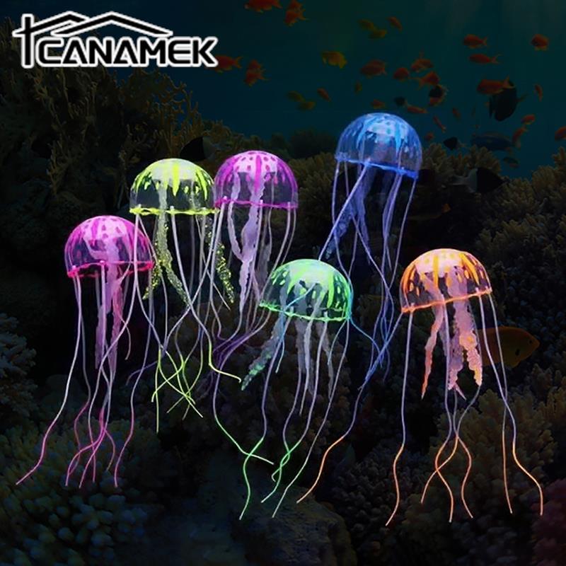 Colorful Artificial Glowing Je - đánh giá và giá Aquarium Fish Discus
