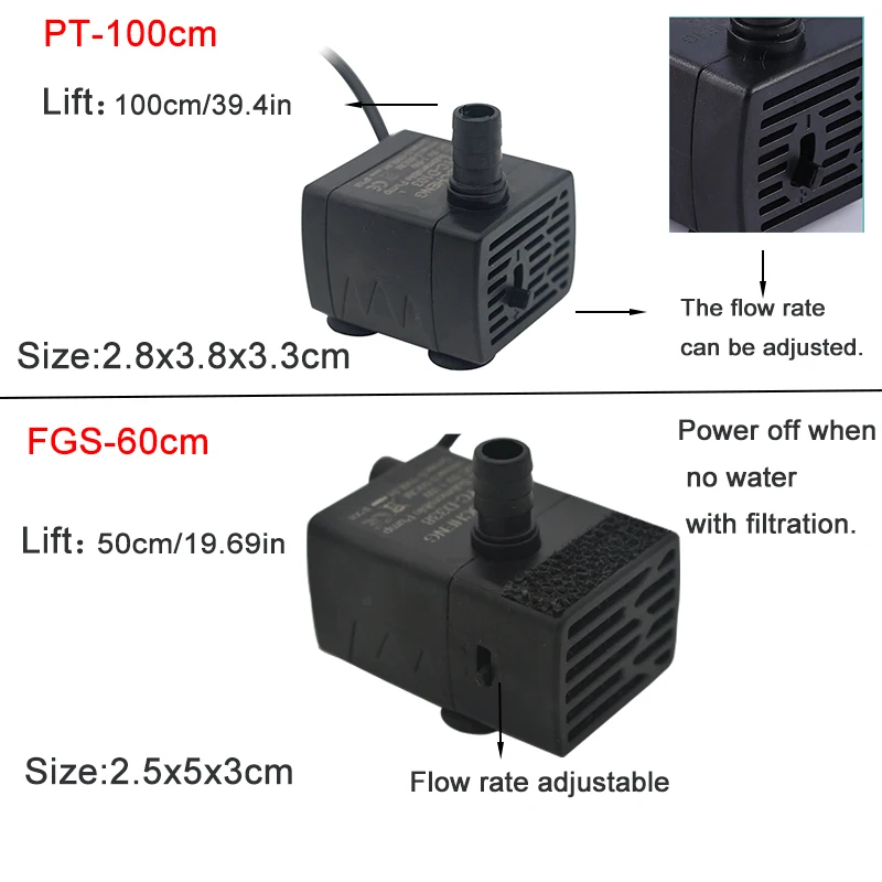 USB Aquarium Submersible Water - đánh giá và giá Aquarium Fish Care
