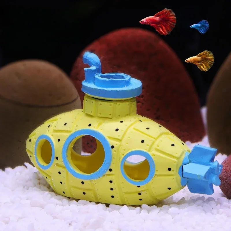 Resin Submarine Ornaments Aqua - đánh giá và giá Aquarium Fish Enrichment