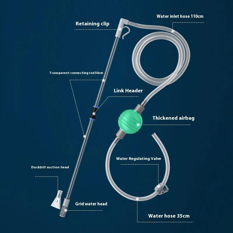 Aquarium Gravel Cleaner Syphon - đánh giá và giá Gravel Vacuum Cleaner