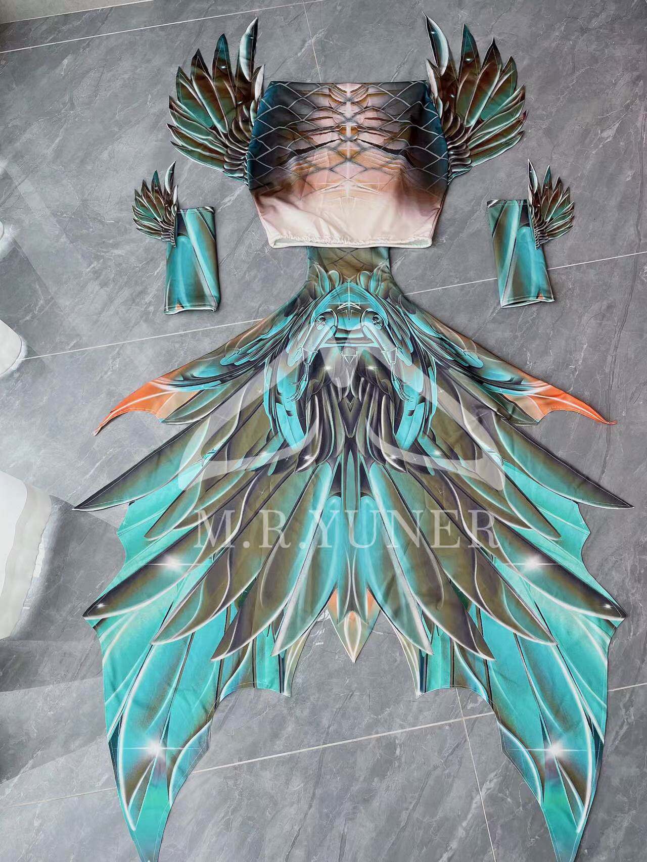 Original Mermaid Big Fish Tail - đánh giá và giá Aquarium Fishes