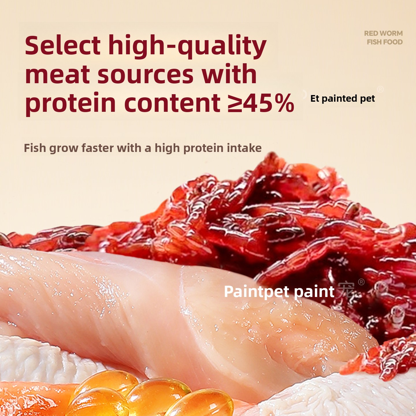 PAINTPET Bio-Mimetic Bloodworm - đánh giá và giá Aquarium Fish Eggs